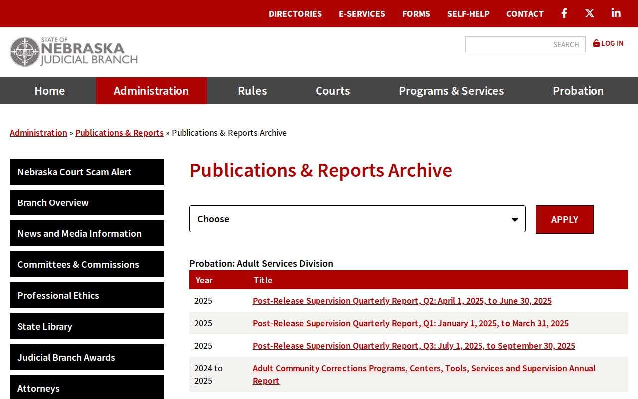 Wymore court docket Nebraska Judicial Branch reports archive