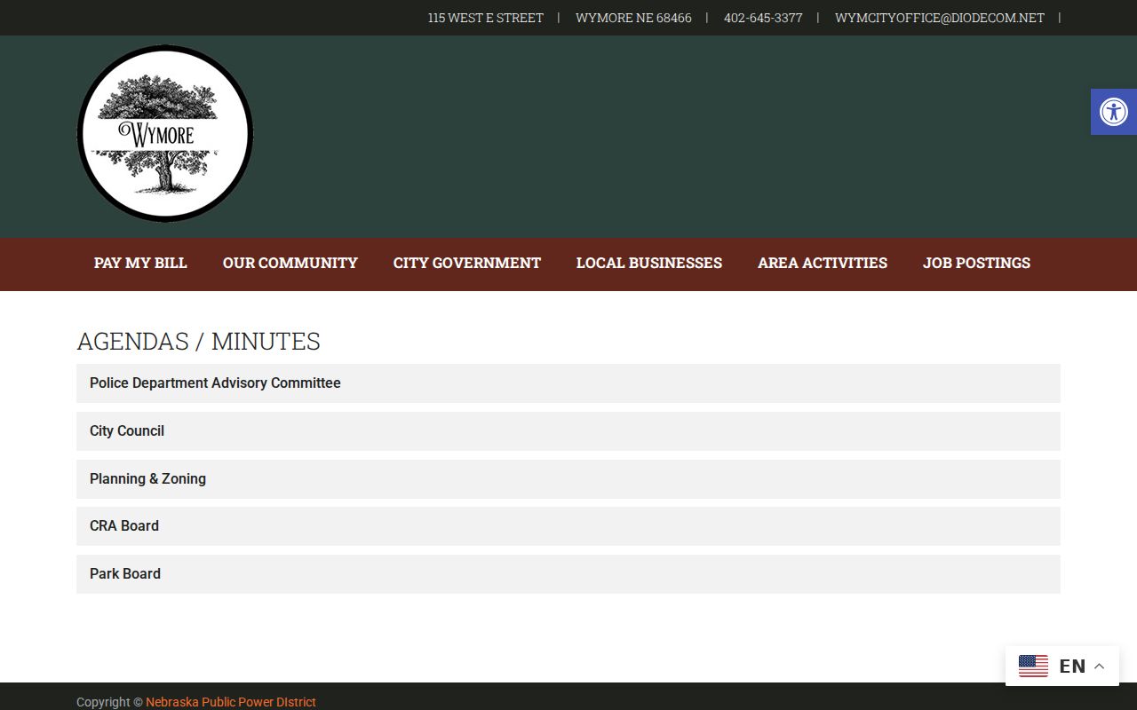 Wymore court docket city agendas and minutes archive